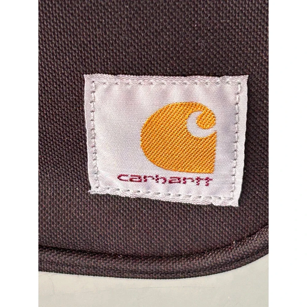 Carhartt Baker Construction Insulated 20 Can Cooler Backpack Black Canvas Bag
